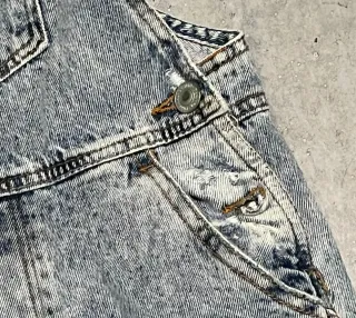 Mono vaquero largo desgastado