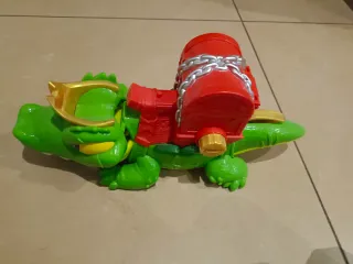 Lote de juguetes Piratas. Barco, tiburon, crocodri