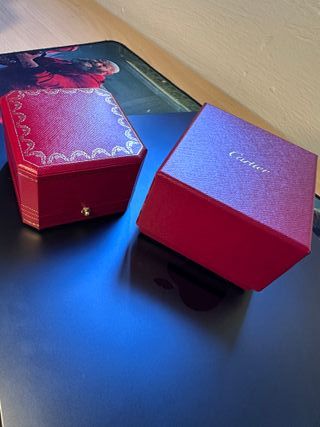 Caja de Anillo Cartier Roja