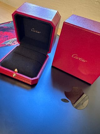 Caja de Anillo Cartier Roja