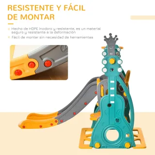 Tobogán, Columpio y Canasta Infantil