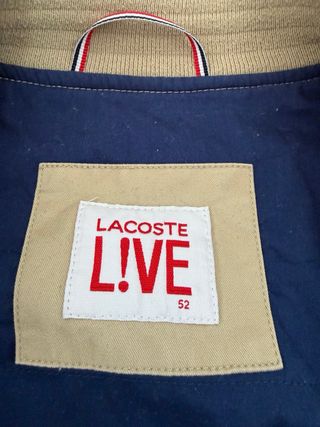 Chaqueta Harrington Lacoste Talla M Beige
