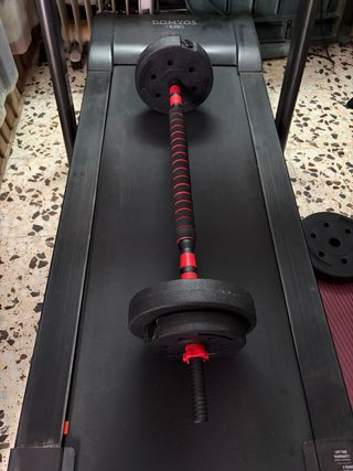 Mancuernas Ajustables 40kg + Kettlebell.