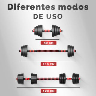 Mancuernas Ajustables 40kg + Kettlebell.
