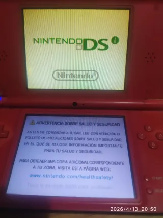 Nintendo DS Lite Edición Mario Bros Roja