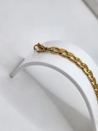 Pulsera Guitarra Acero Quirúrgico Chapado Oro