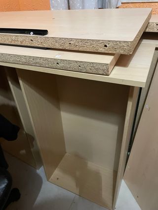 Cama individual de madera con cajones