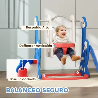 Parque Infantil 4 en 1 para +18 Meses