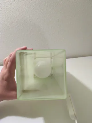 Dos lámparas Ikea GRÖNÖ verde menta