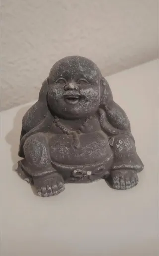 Set 3 Bude Decorativi in Pietra Grigia