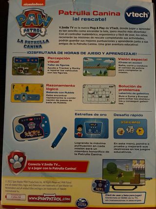 Consola VTech Patrulla Canina TV