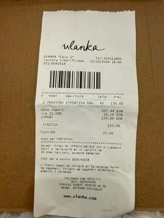 Zapatilla New Balance Talla 40