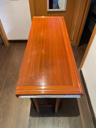 Mesa plegable de madera