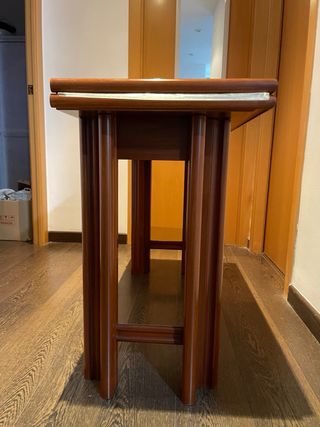 Mesa plegable de madera