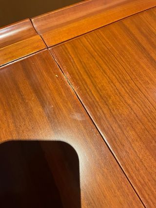 Mesa plegable de madera