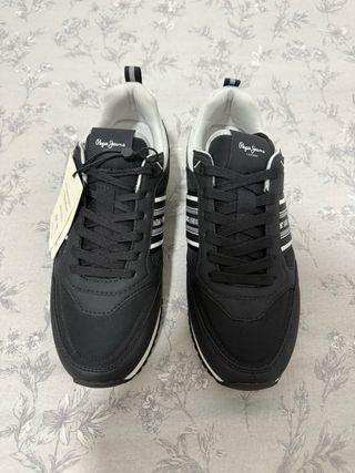 Zapatillas Pepe Jeans London Hombre Negras