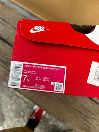Scarpe Nike COURT BOROUGH LOW2 Bianche