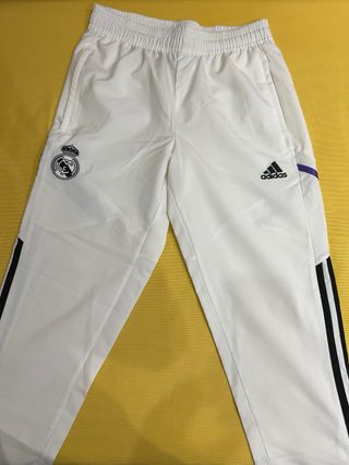 Conjunto Real Madrid Adidas Blanco y Morado