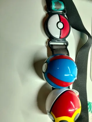 Cinturón Entrenador Pokémon con 2 Pokébolas