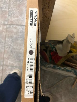 Puerta SINDVIK Ikea Vidrio Negro-Marrón 60x38cm