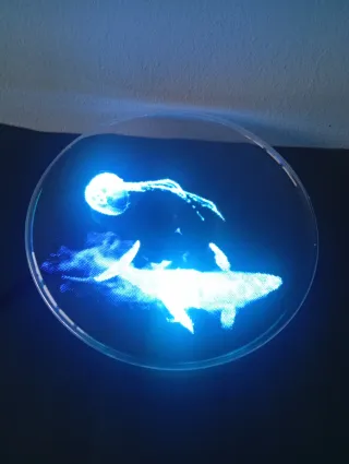 Ventilador holográfico Y27 3D