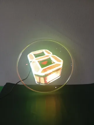 Ventilador holográfico Y27 3D