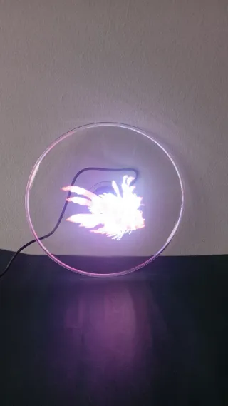 Ventilador holográfico Y27 3D