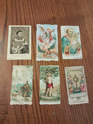 Lotto 6 Santini Vintage Religiosi