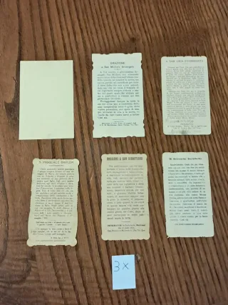 Lotto 6 Santini Vintage Religiosi