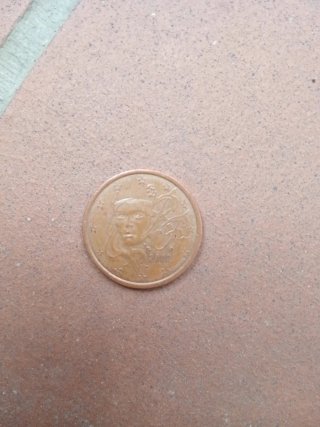 Moneda 10 céntimos y de 5 céntimos