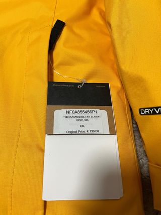 Chaqueta The North Face Amarilla Adolescente