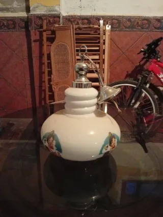 Lámpara colgante de cristal con dibujos