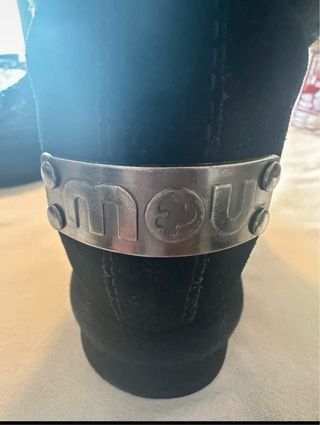 Botas Mou Negras con Lentejuelas