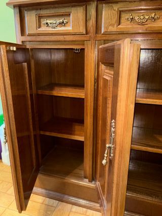 Mueble recibidor clásico madera