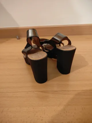 Sandalias Grenoble Talla 38 Plataforma Tacón