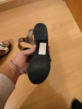 Sandalias Grenoble Talla 38 Plataforma Tacón