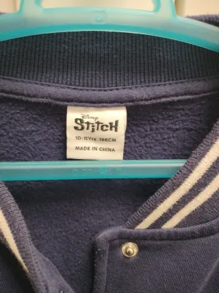 Chaqueta Niña Stitch Talla 10-11 años. 146cm