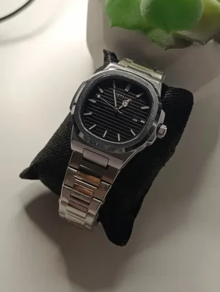 Orologio di lusso in acciaio inossidabile con calendario | Nuovo
