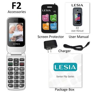 LESIA F2 Teléfono Móvil Tapa 4G LTE