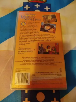 El Jorobado de Notre Dame VHS Disney Clásicos