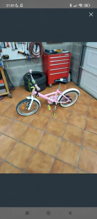 Bicicleta Princess 16 Rosa