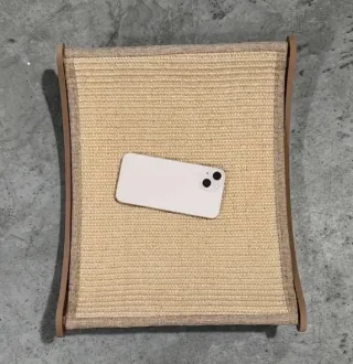 Cama rascador gato sisal madera