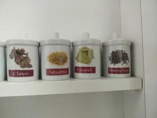 Especieros cerámica.