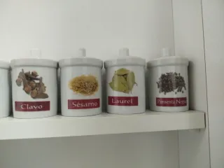 Especieros cerámica.
