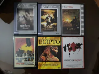 Lote 6 Películas DVD (Español/Inglés)