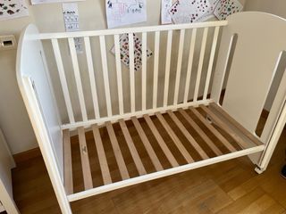 Cuna colecho bebé blanca