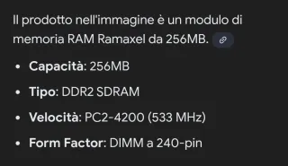 Ramaxel 256MB DDR2 533MHz RAM