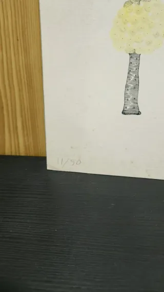 Obra gráfica firmada numerada 11/50 contemporáneo