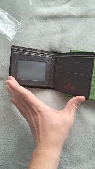 Portafoglio con serpente beige rosso