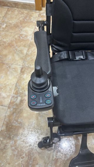 Silla ruedas eléctrica plegable-fibra de carbono
